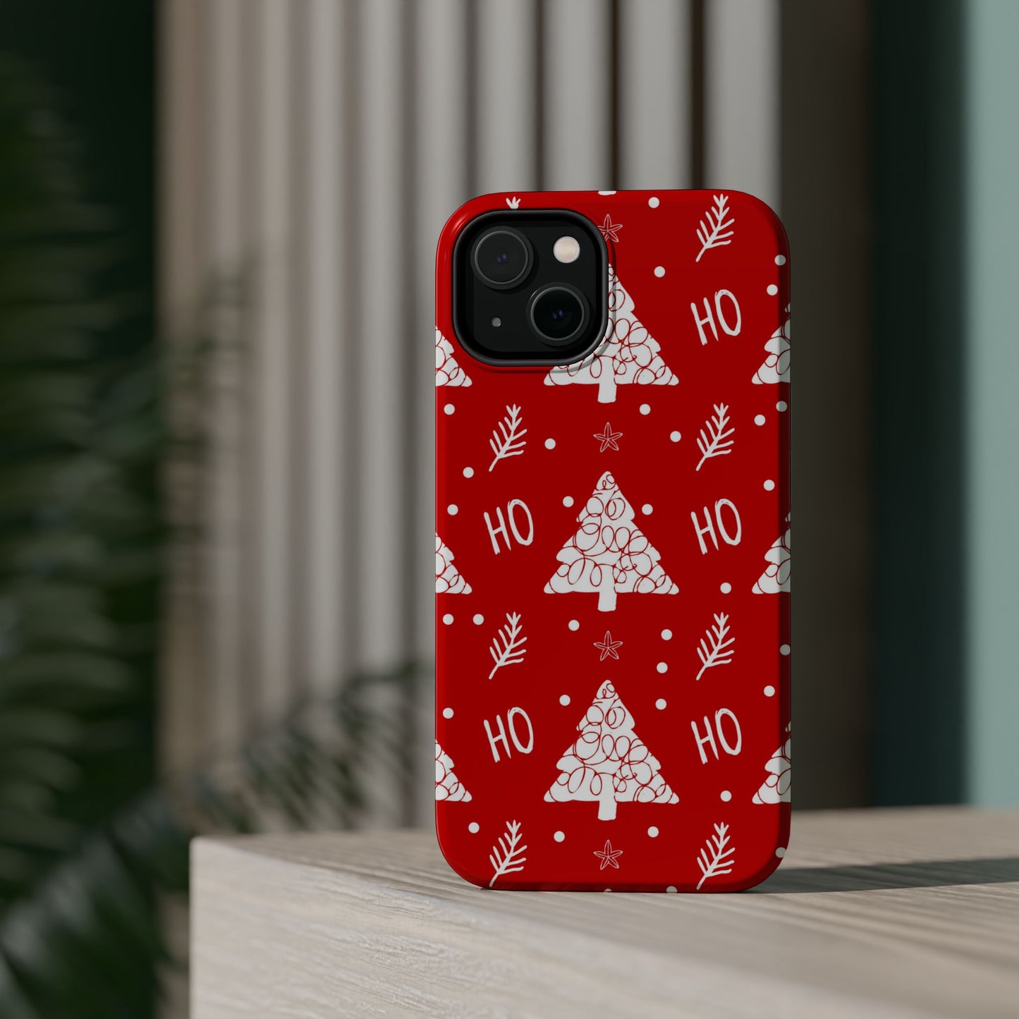 MagSafe iPhone Case: Ho Ho Ho – Christmas Tree Wonderland