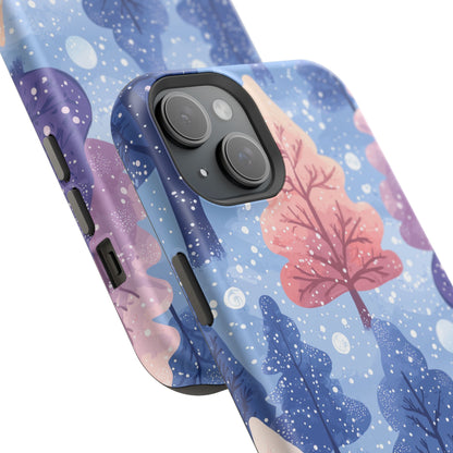 Pink & Purple Winter Wonderland - MagSafe iPhone Series Case