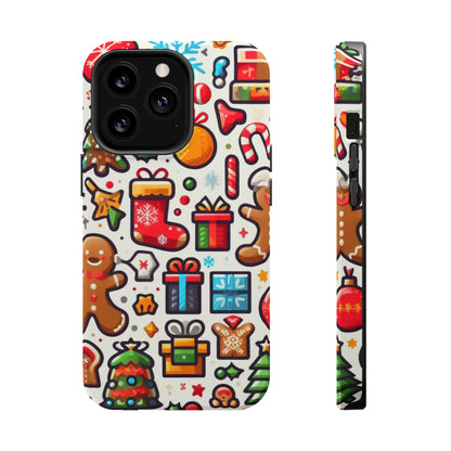 Festive Christmas Icons Pattern – MagSafe iPhone Series Case