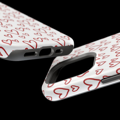 Classic Hearts MagSafe iPhone Case