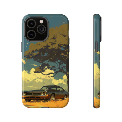 Retro Road Trip Vintage Car iPhone Case