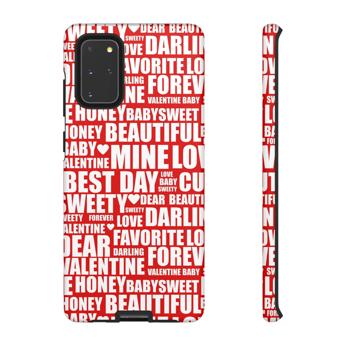 Valentine's Love Typography Samsung Galaxy Case