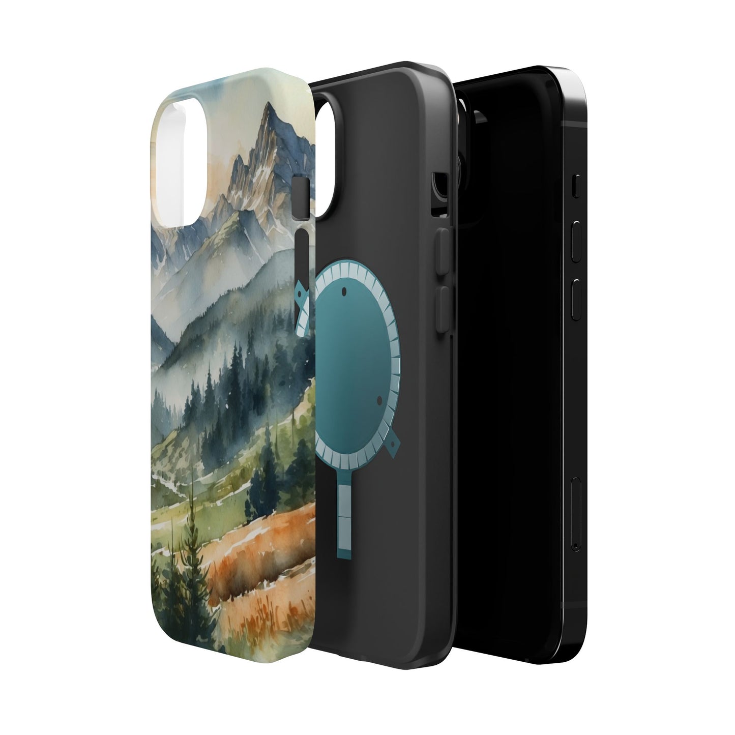 Serene Alpine Forest - MagSafe iPhone Case