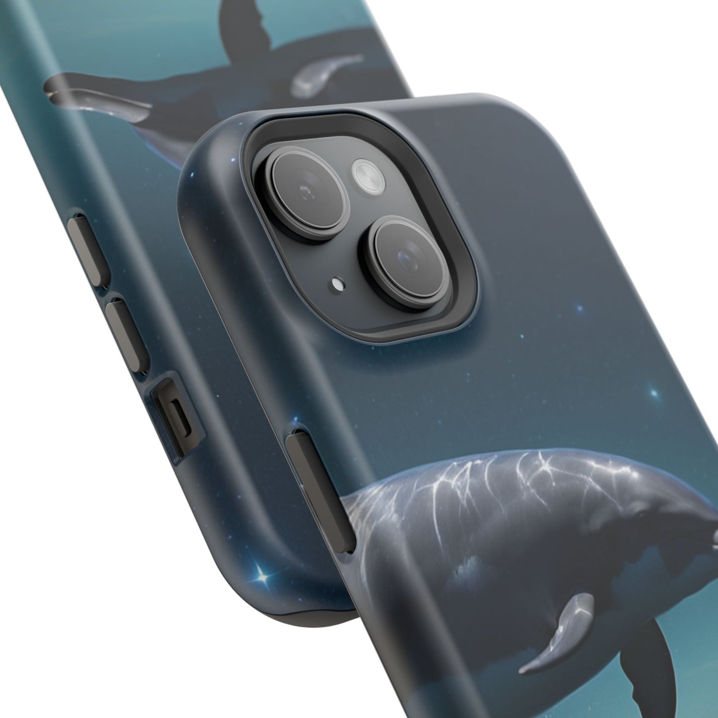 Midnight Ocean Dolphin - MagSafe-Compatible Case