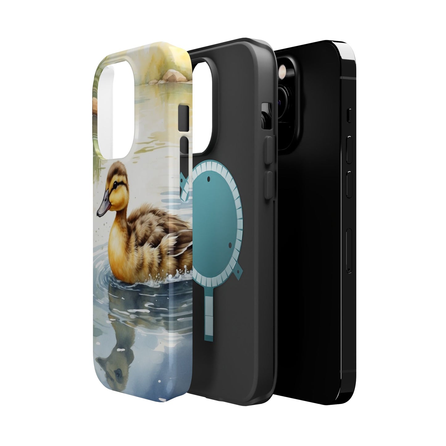 Graceful Duck Reflection – MagSafe iPhone Case