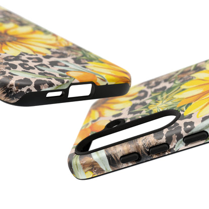 Leopard Sunflower Chic - Samsung Galaxy Series Case