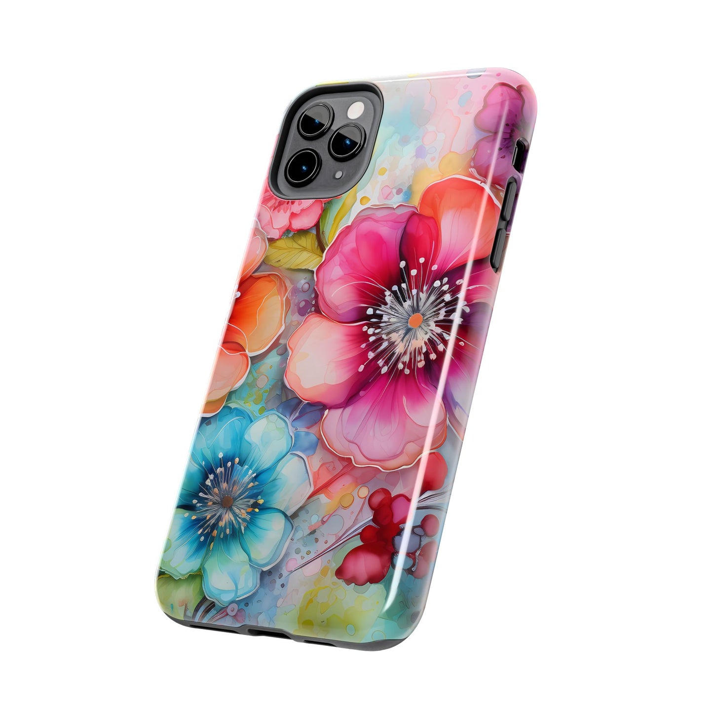 Vibrant Watercolor Floral Garden - iPhone Series Case