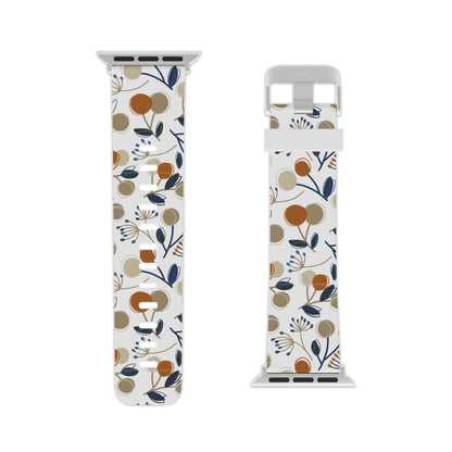 Modern Botanical Berries Apple Watch Band