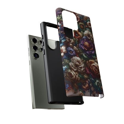 Floral Elegance For Samsung - Protective Dual-Layer Design with Vibrant Full-Wrap Print