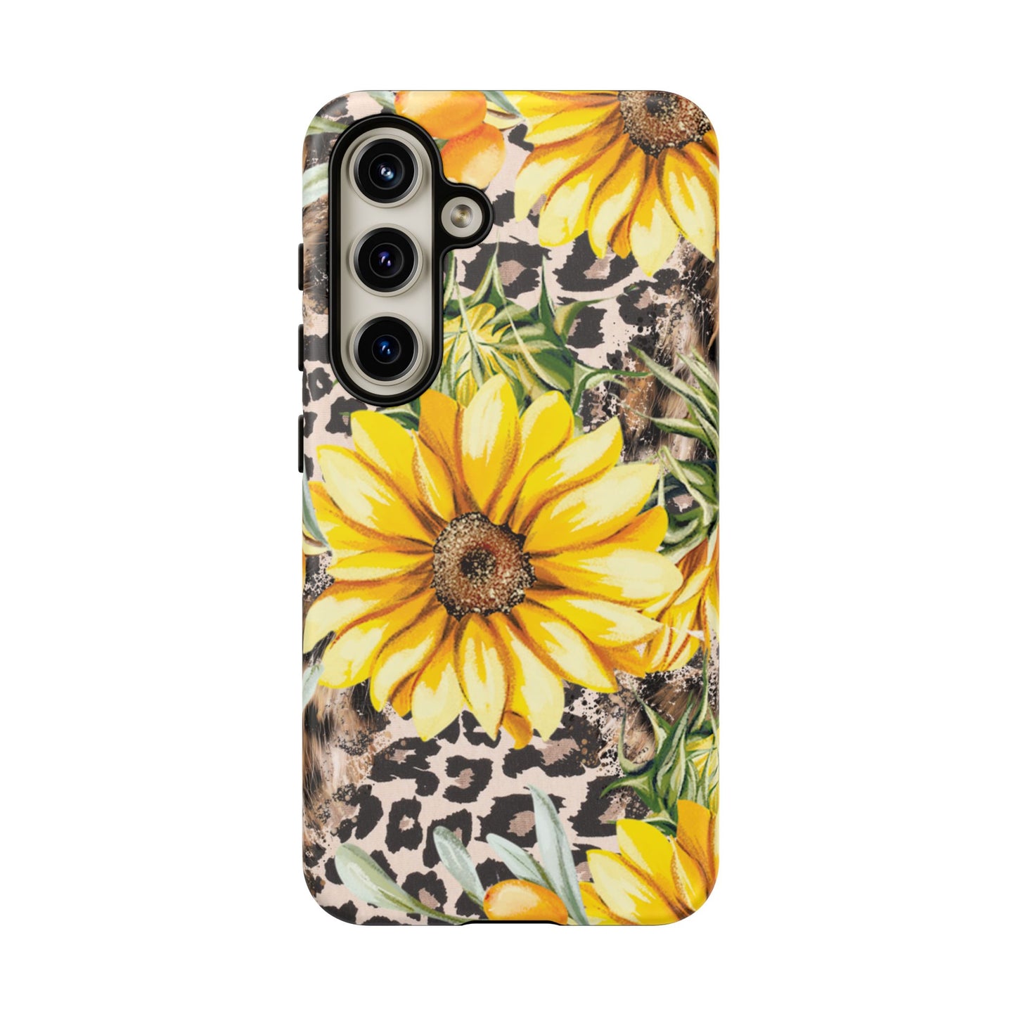 Leopard Sunflower Chic - Samsung Galaxy Series Case