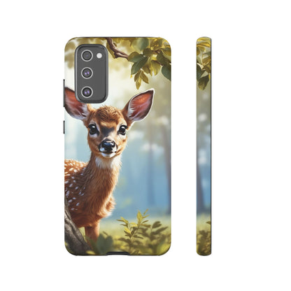 Whimsical Fawn in a Sunlit Forest Samsung Galaxy Case