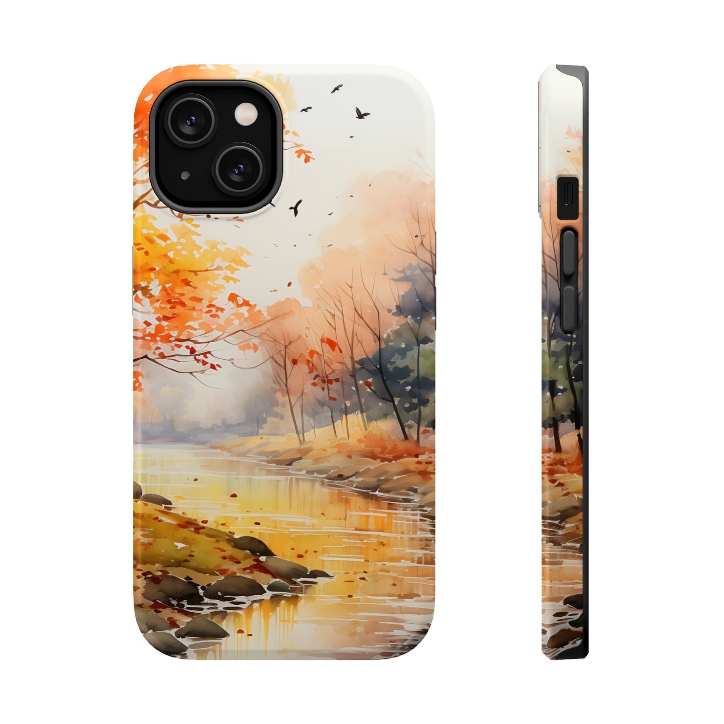 Autumn River Serenity – MagSafe iPhone Case