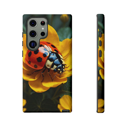 Golden Blooms & Ladybug Charm - Samsung Galaxy Case