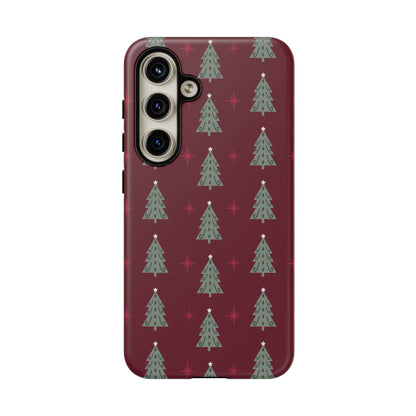 Retro Christmas Tree Pattern – Samsung Galaxy Series Case