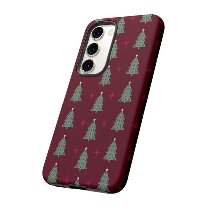 Retro Christmas Tree Pattern – Samsung Galaxy Series Case