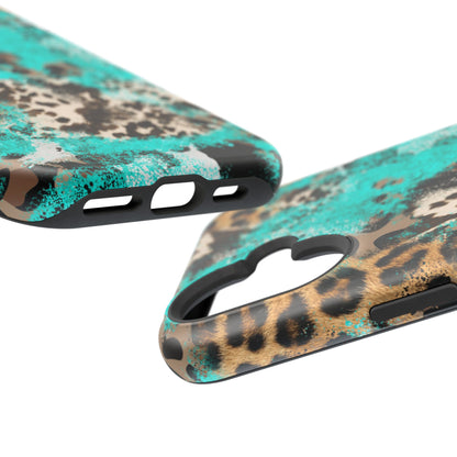 Aqua Splash Leopard - MagSafe iPhone Series Case