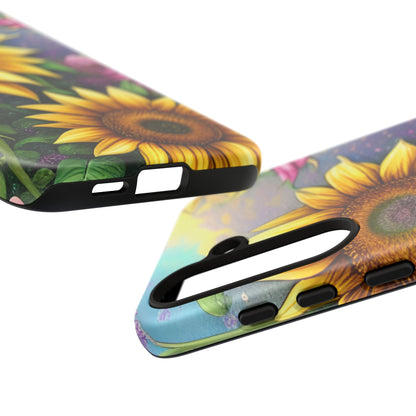 Whimsical Sunflower & Rose Garden - Samsung Galaxy Series Case