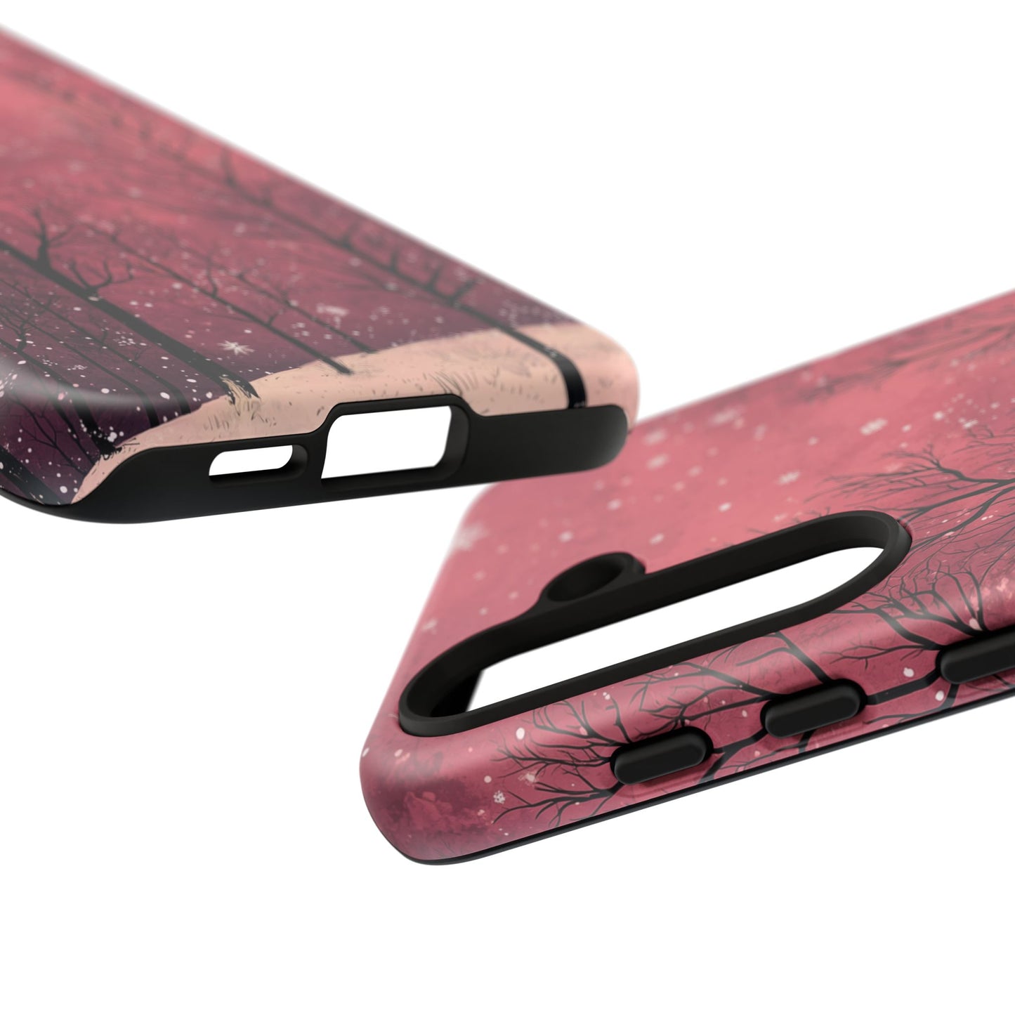 Pink Winter Twilight Forest - Samsung Galaxy Series Case