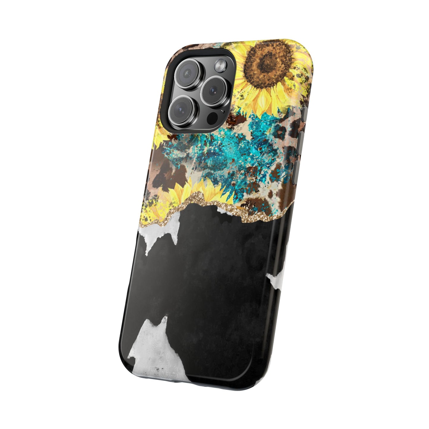 Rustic Sunflower Leopard Glam - MagSafe iPhone Series Case