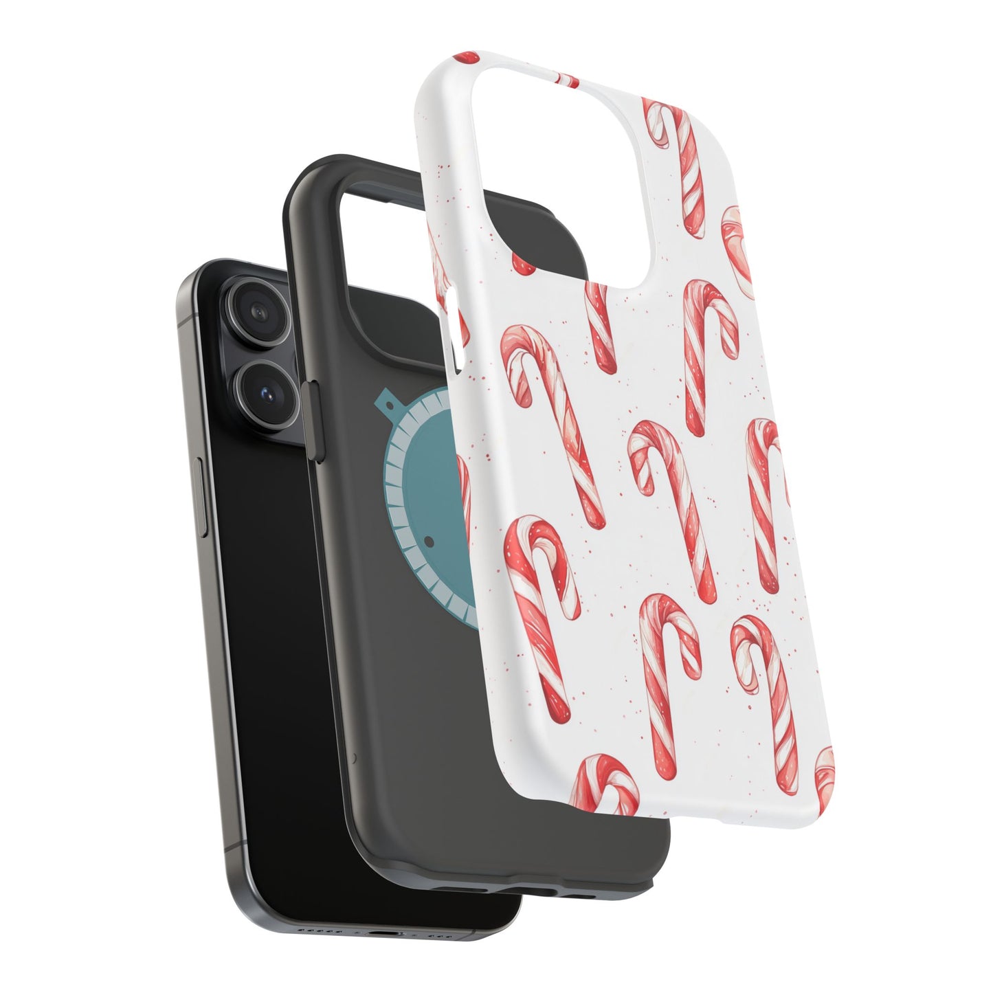 Candy Cane Christmas Pattern – MagSafe iPhone Series Case