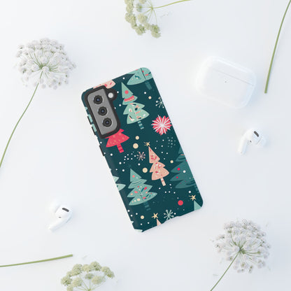 Whimsical Christmas Trees - Samsung Galaxy Series Case