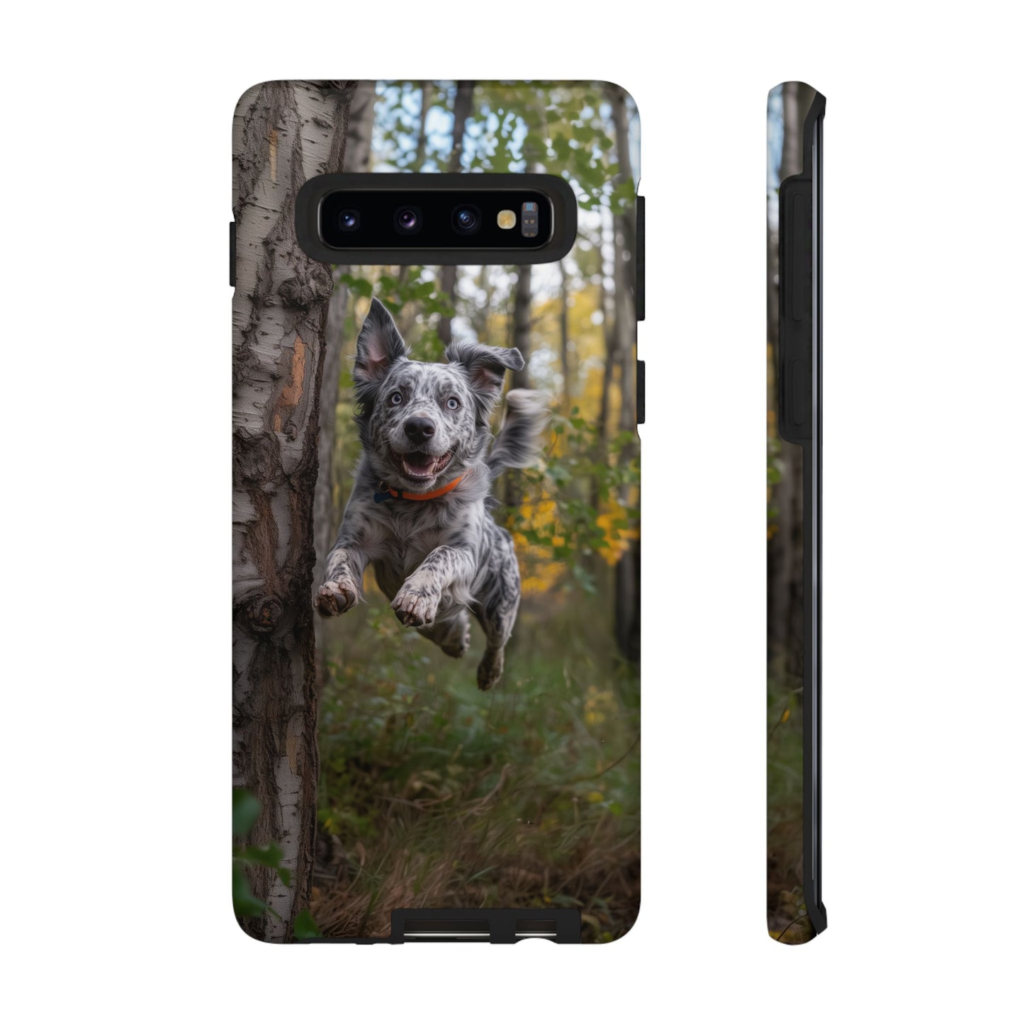 Happy Forest Dog iPhone Case – Nature-Inspired Protective Cover