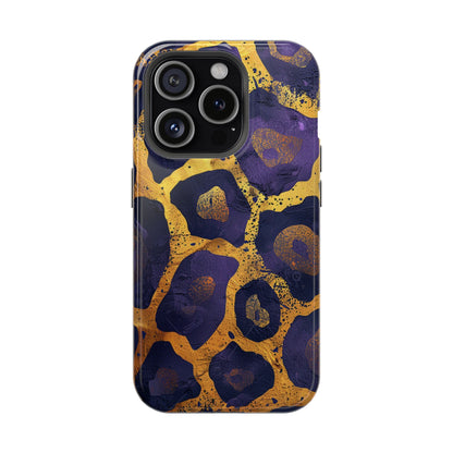 Regal Amethyst Leopard iPhone Case