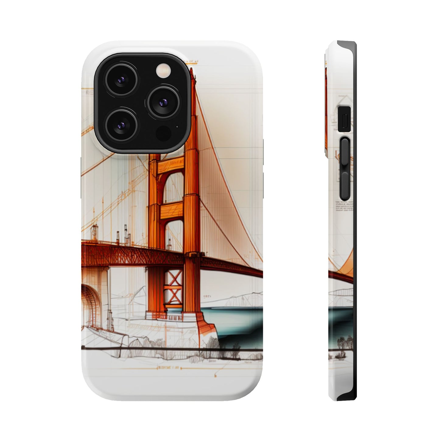 Golden Gate Bridge MagSafe iPhone Case - San Francisco Landmark