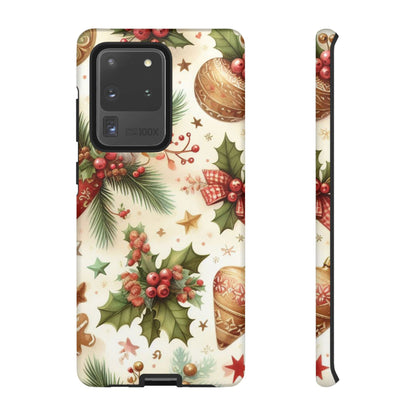 Classic Christmas Stocking & Ornaments Pattern – Samsung Galaxy Series Case