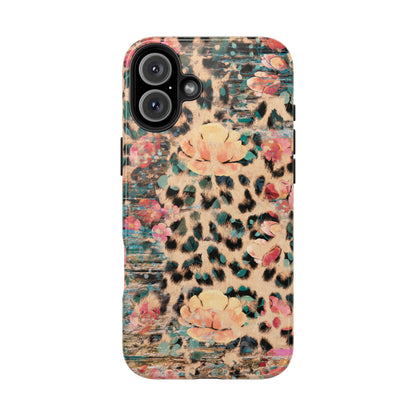 Rustic Floral Leopard - iPhone Series Case