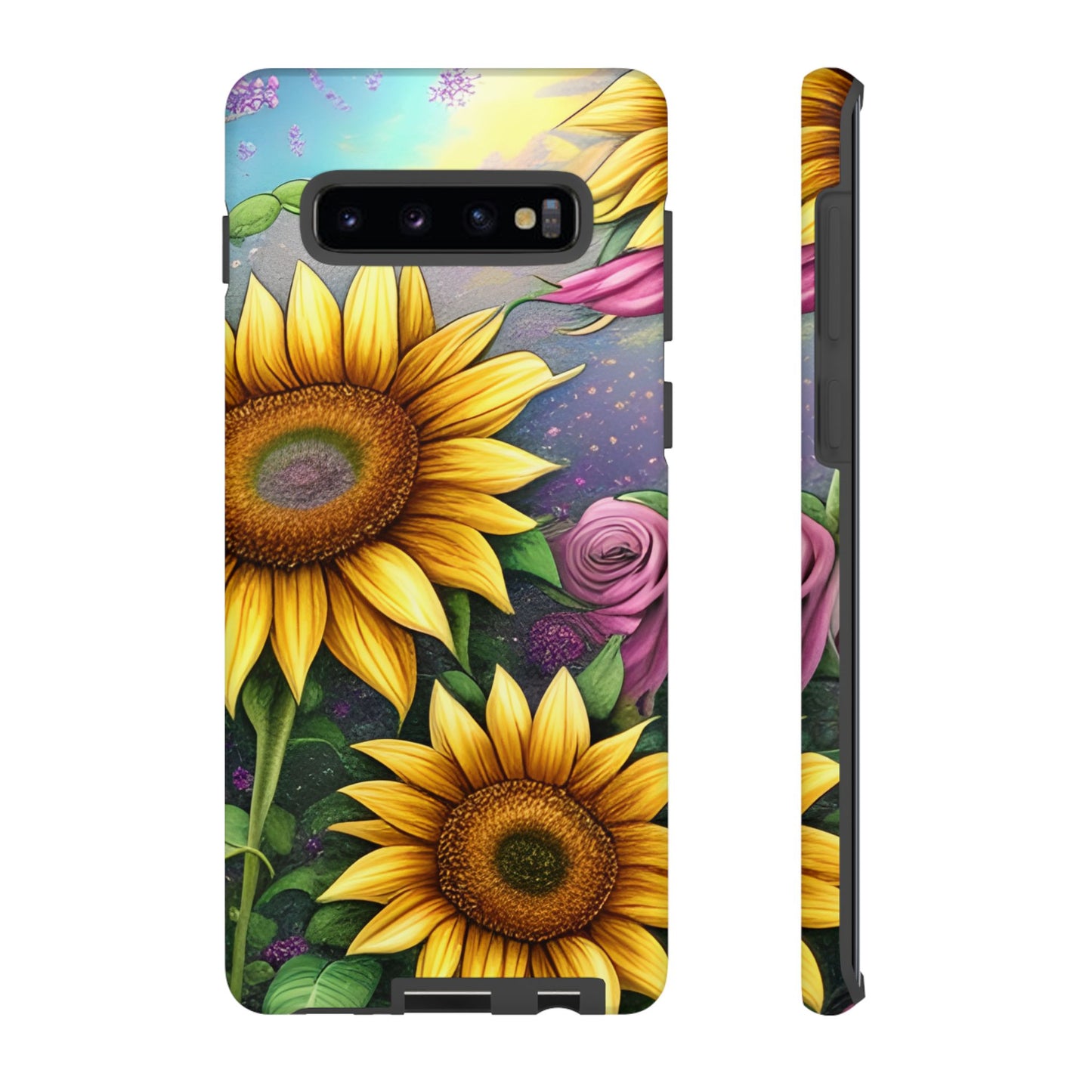 Whimsical Sunflower & Rose Garden - Samsung Galaxy Series Case