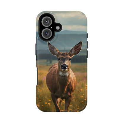 Rustic Meadow Deer – MagSafe iPhone Case