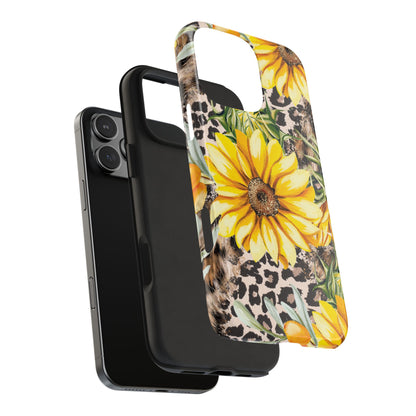 Leopard Sunflower Chic - iPhone Series Case