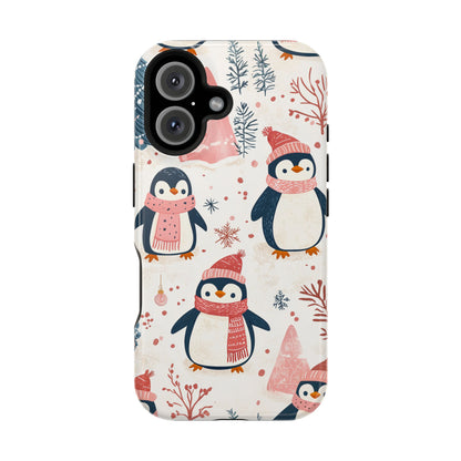 Penguin Paradise – Christmas Cheer MagSafe iPhone Case