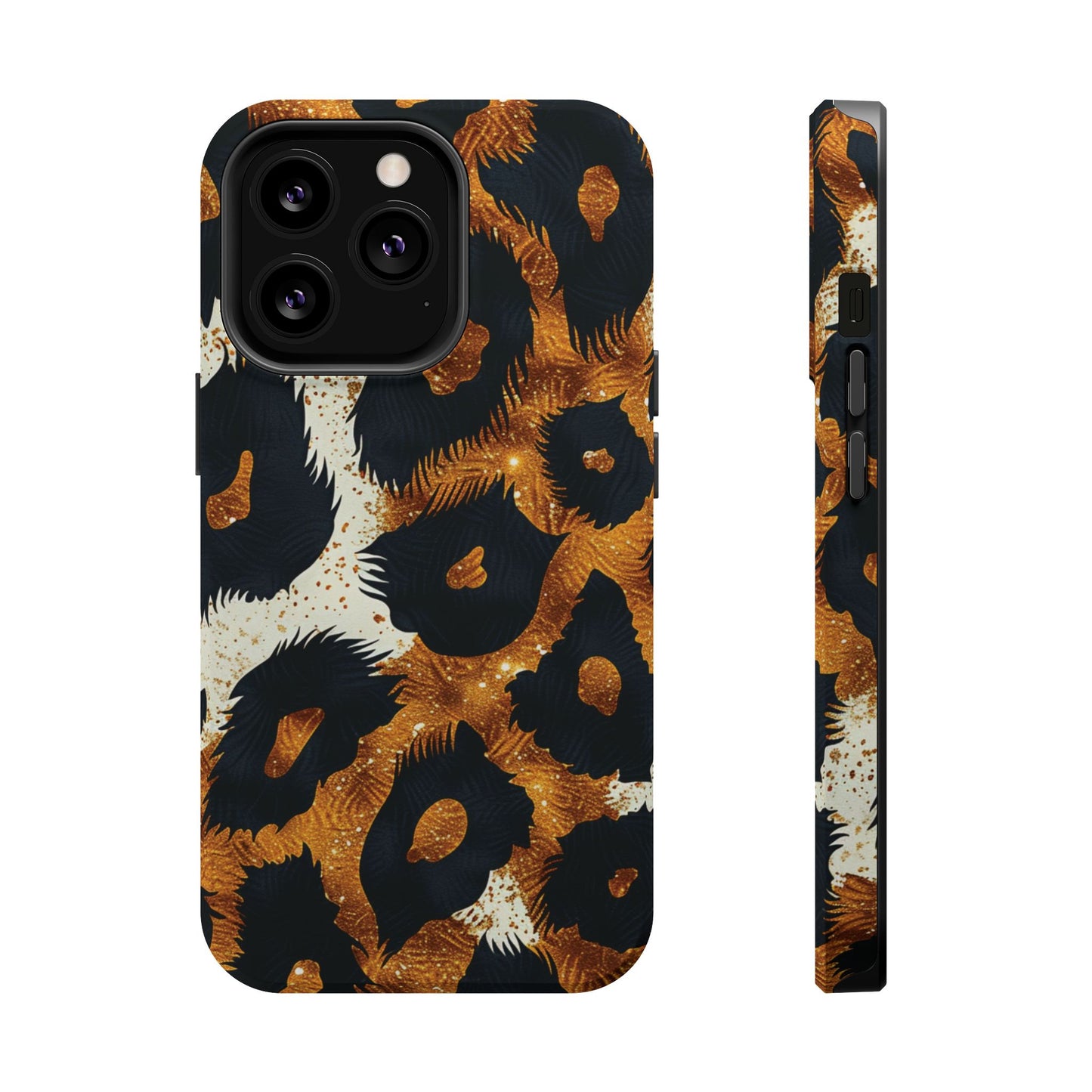 Safari Noir Gold Leopard iPhone Case