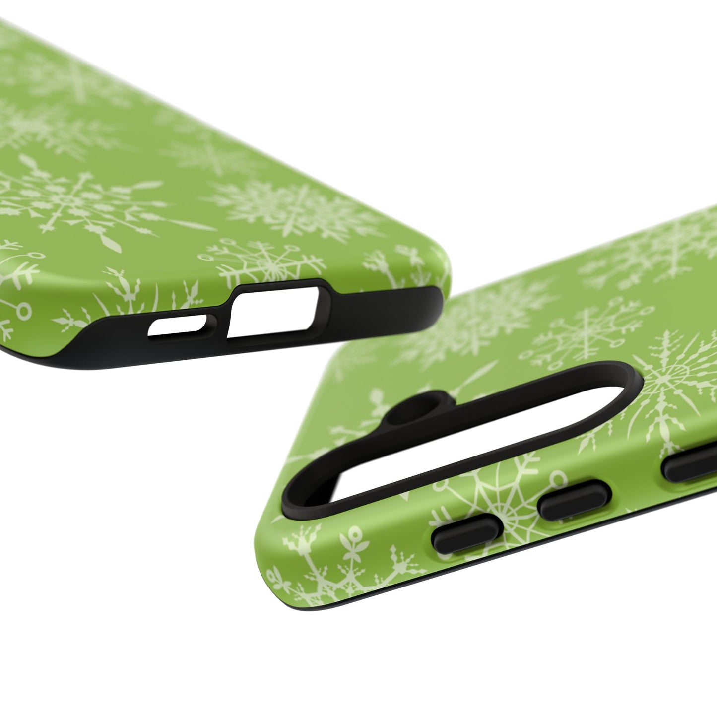 Green Snowflake Pattern – Samsung Galaxy Series Case