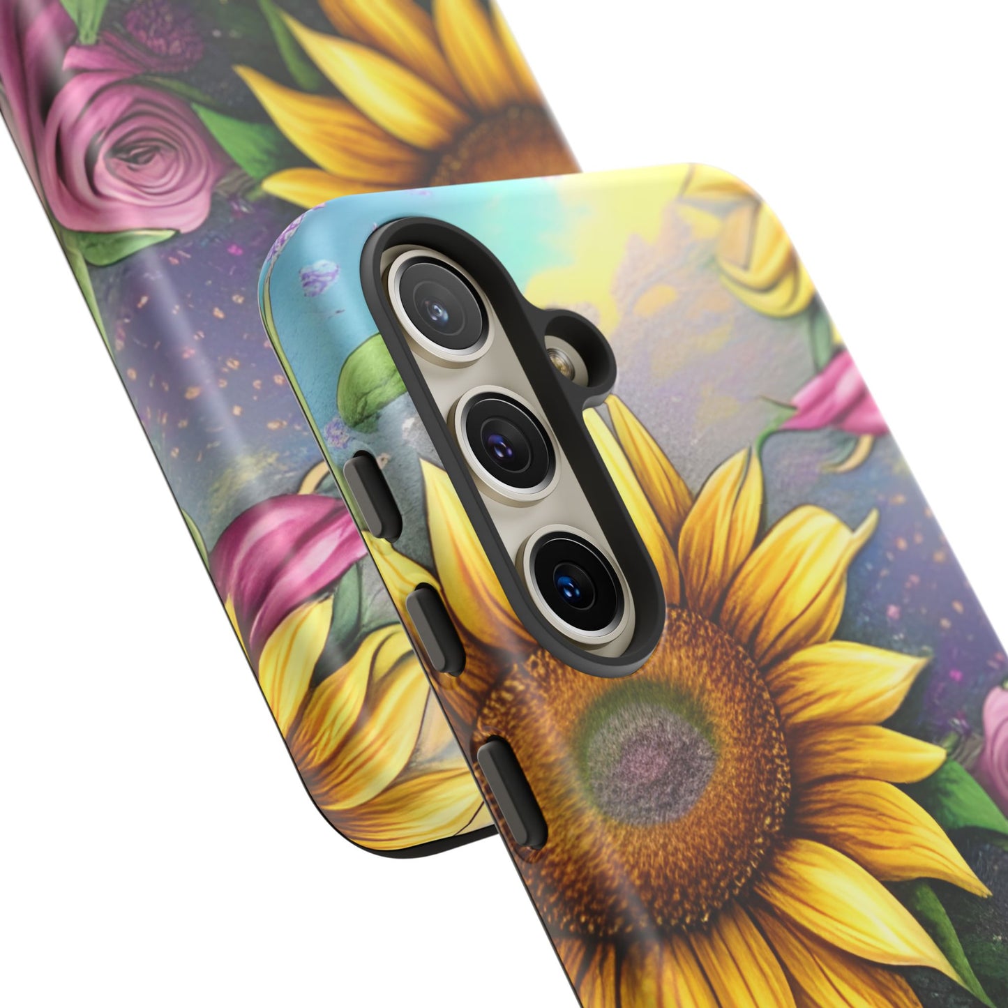 Whimsical Sunflower & Rose Garden - Samsung Galaxy Series Case