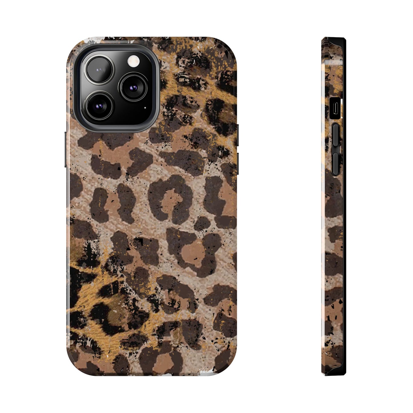 Vintage Distressed Leopard Print - iPhone Series Case