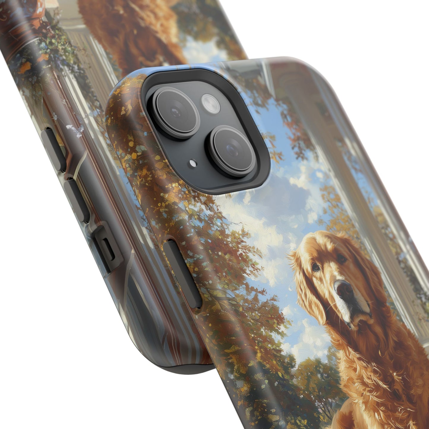 Golden Retriever Autumn Serenity - MagSafe iPhone Series Case