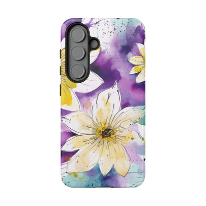 Abstract Floral Watercolor Splash - Samsung Galaxy Series Case