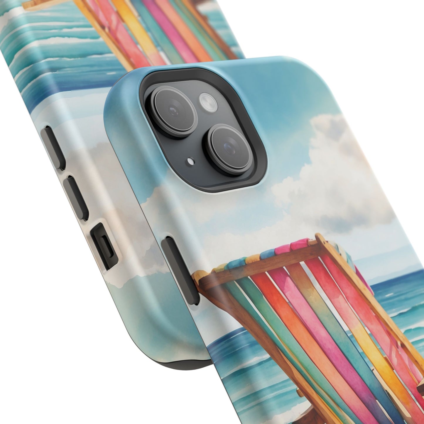 Vibrant Beach Escape MagSafe iPhone Case – Summer Vibes Design