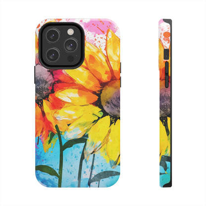 Bold Watercolor Sunflowers - iPhone Series Case