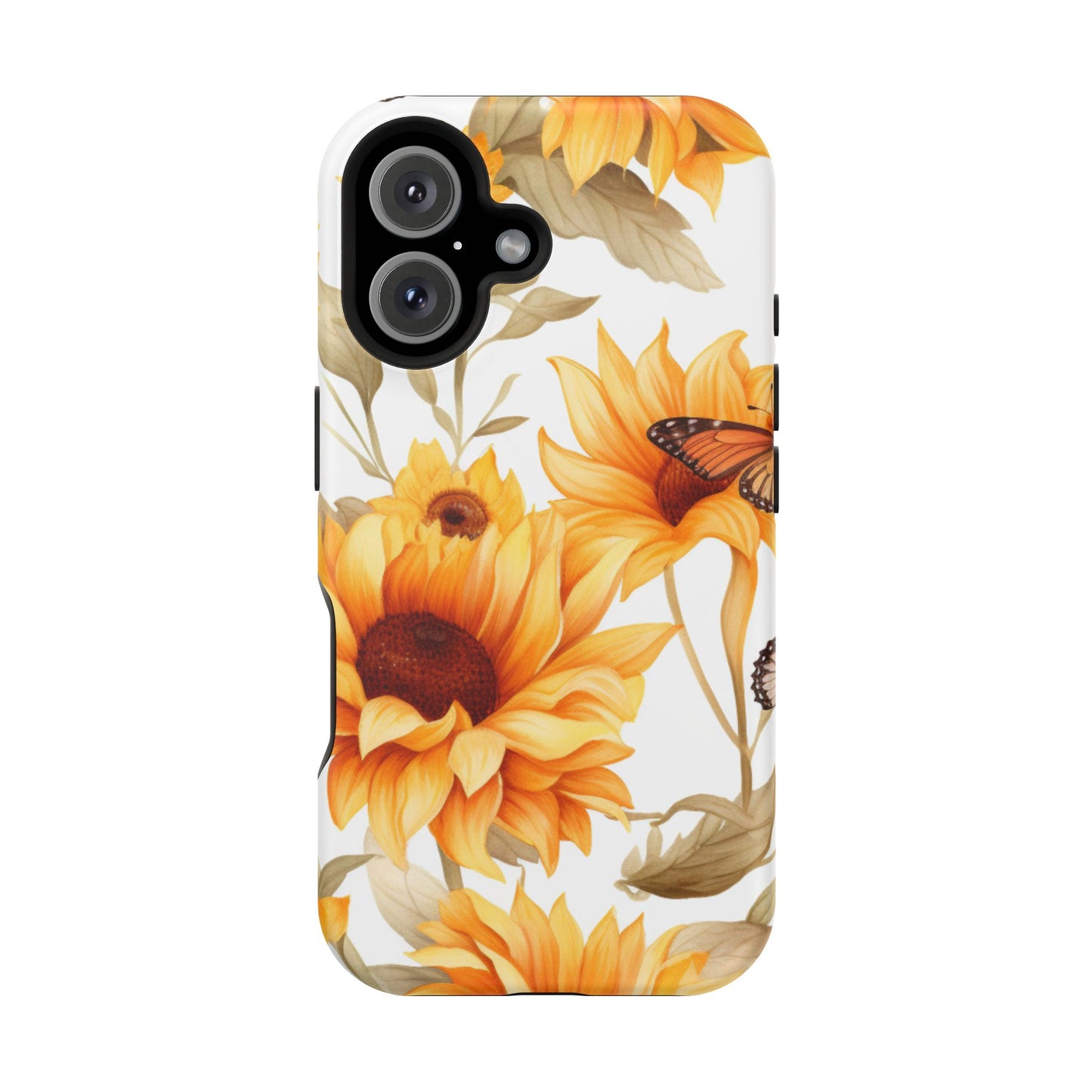 Sunflower & Monarch Garden - MagSafe iPhone Series Case