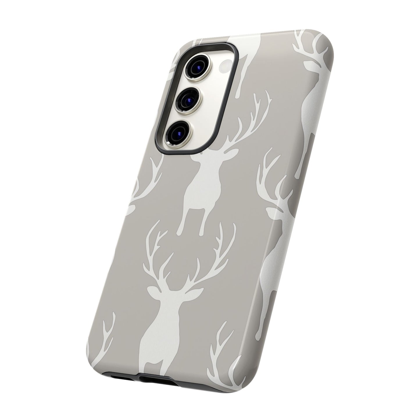 Minimalist Deer Silhouette Pattern – Samsung Galaxy Series Case