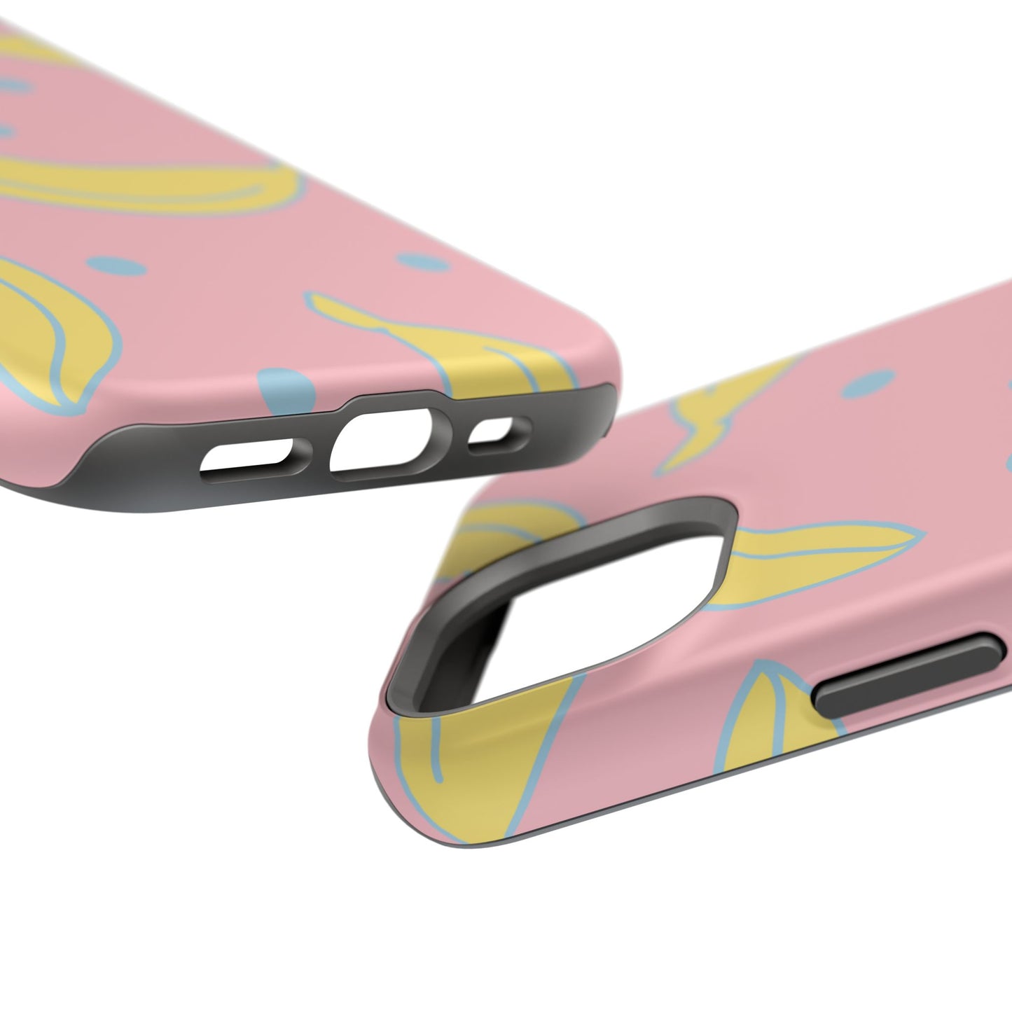 Pink Banana Pop MagSafe iPhone Case – Cute Pastel Design with Fun Retro Vibe