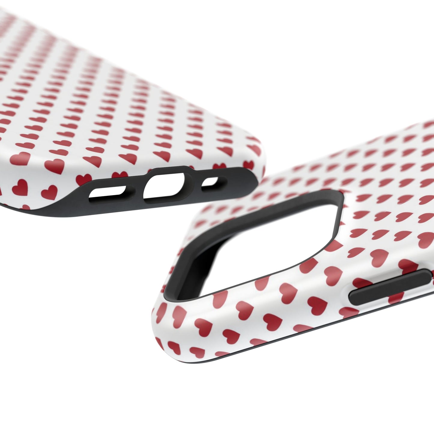 Red Hot Hearts MagSafe iPhone Case