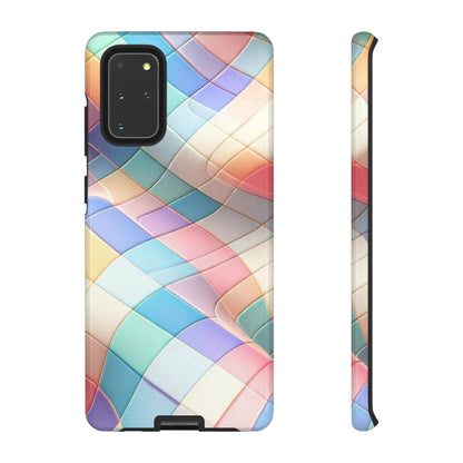 Pastel Prism Plaid iPhone Case