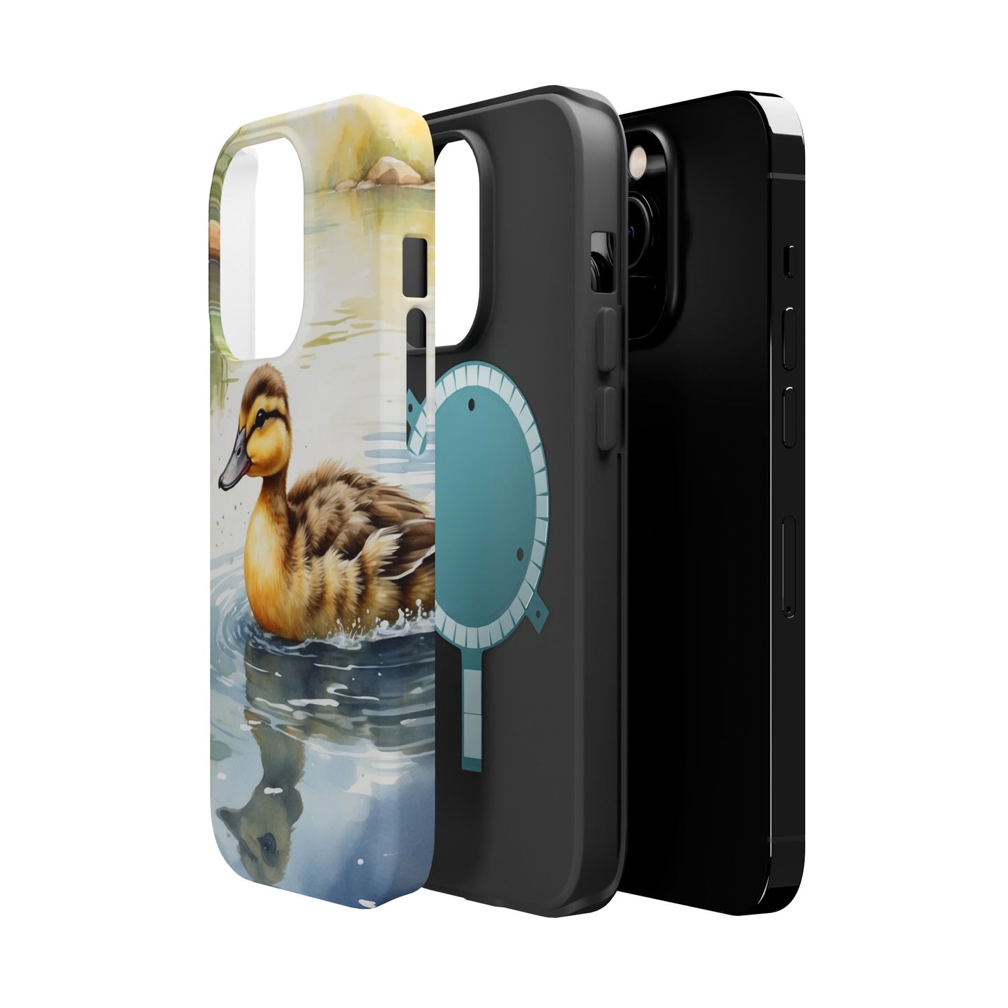 Graceful Duck Reflection – MagSafe iPhone Case