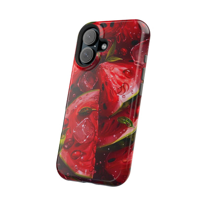 Juicy Watermelon MagSafe iPhone Case – Refreshing Summer Vibes, Dual-Layer Protection