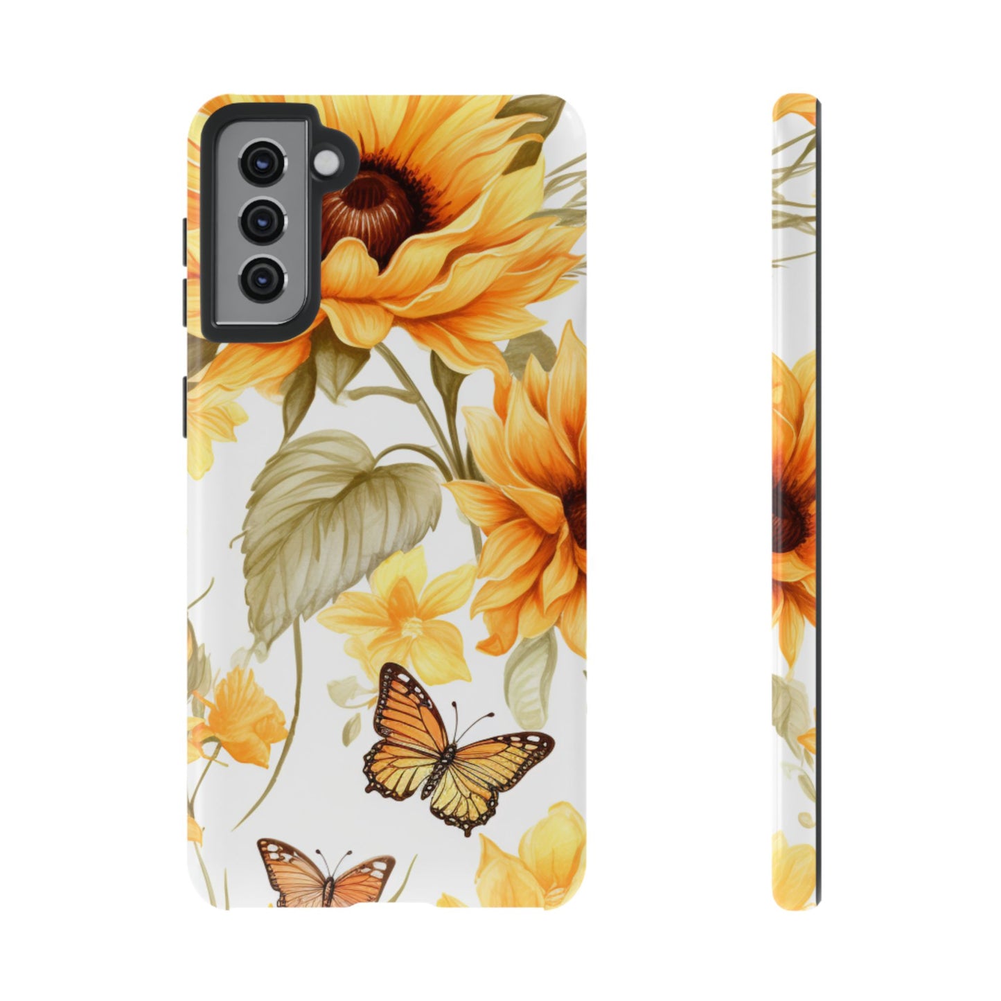 Sunflower & Butterfly Bliss - Samsung Galaxy  Series Case